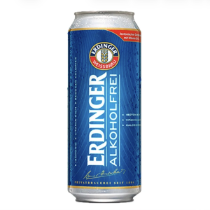 Cerveza Erdinger sin alcohol x lata 500ml