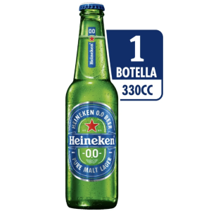 Cerveza Heineken Cero x Botella