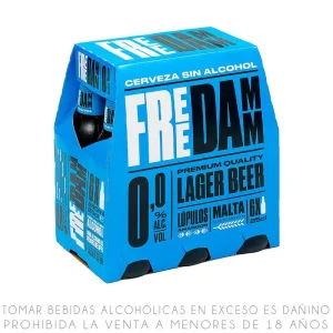 Free Damm sin alcohol x sixpack
